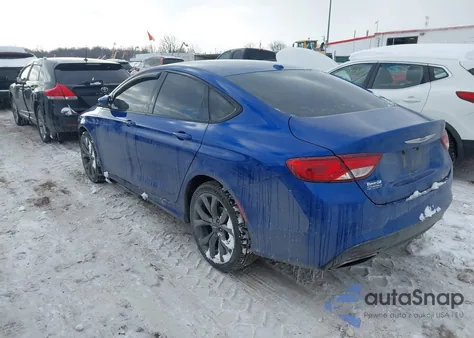 2015 Chrysler 200 S z USA, uszkodzony, nr VIN 1C3CCCBB6FN676375